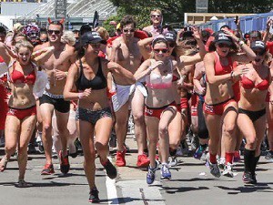 Photos of the 2015 Cupid's Undie Run in NYC