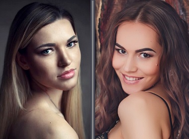 women facial features Lithuanian