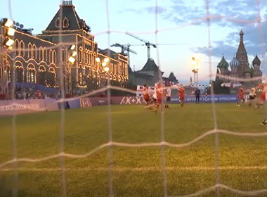 Red Square Soccer Moscow.