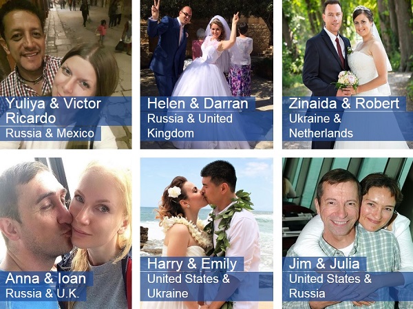 These couples met their dream partners on Elenasmodels.com.