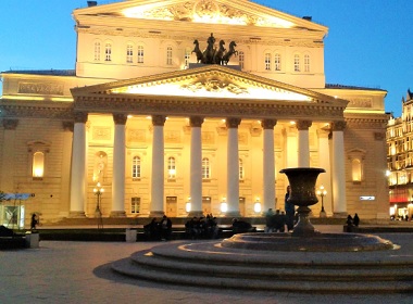 Bolshoi Theatre in Moscow, Russia.