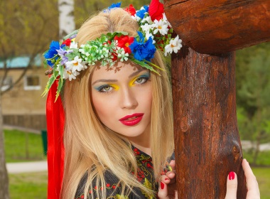 Pretty ukrainian lady