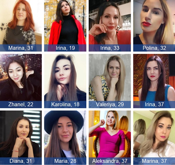 Profiles of Russian women.