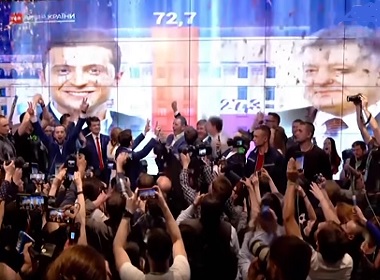 Zelensky won 2019 presidential elections in Ukraine
