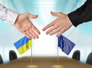 Ukraine announced plans to join NATO and the EU