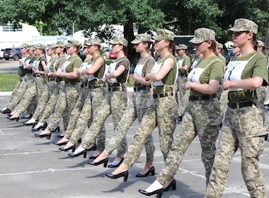 Ukrainian women in high heels sparked media outrage